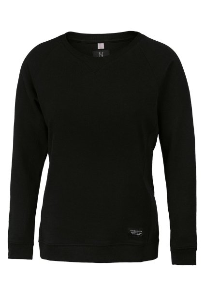 Zoom bild av Woman luxury lightweight crewneck, black