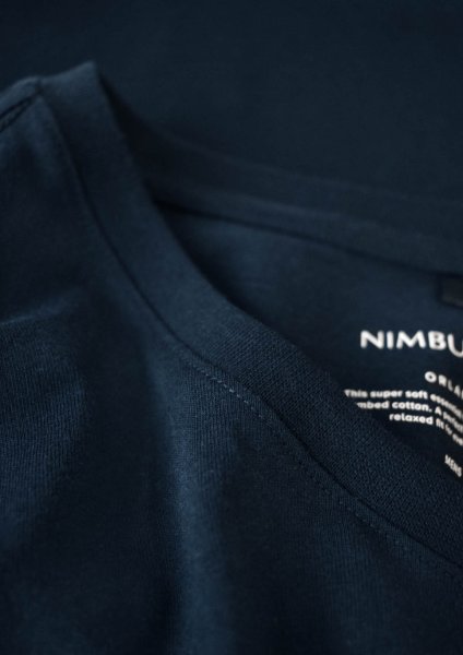 Zoom bild av Soft round neck t-shirt, navy