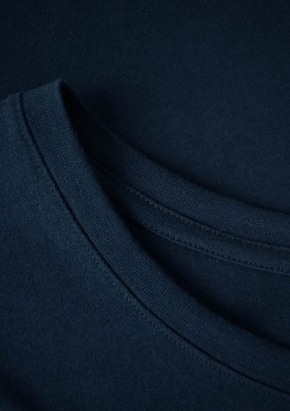 Zoom bild av Soft round neck t-shirt, navy