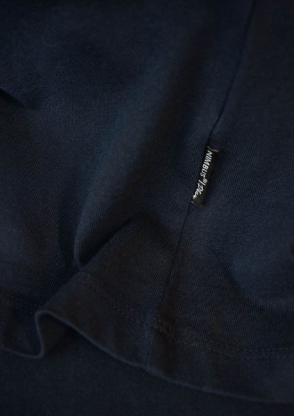 Zoom bild av Woman soft round neck t-shirt, navy