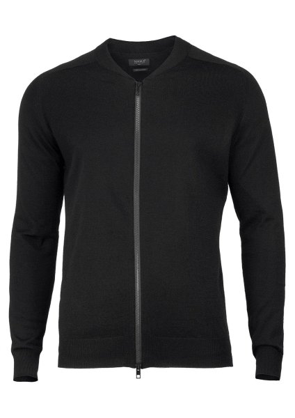 Zoom bild av Luxurious merino blend cardigan, black