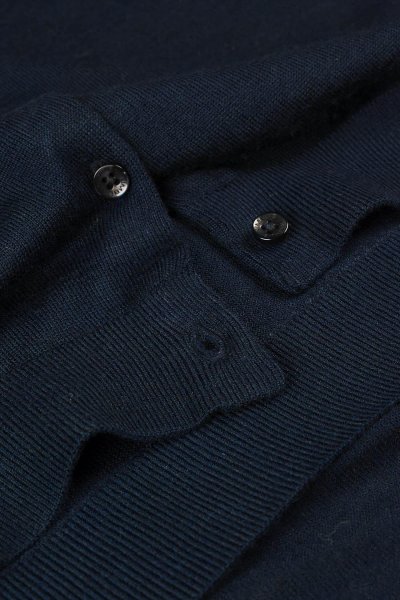 Zoom bild av Woman luxurious merino blend cardigan, navy