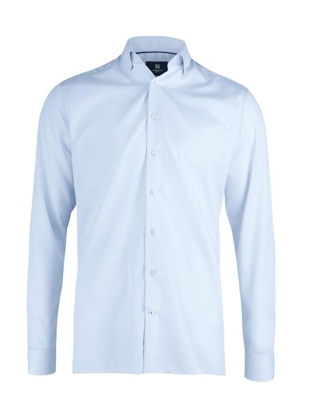 Zoom bild av Super non-iron business shirt slim fit, light blue