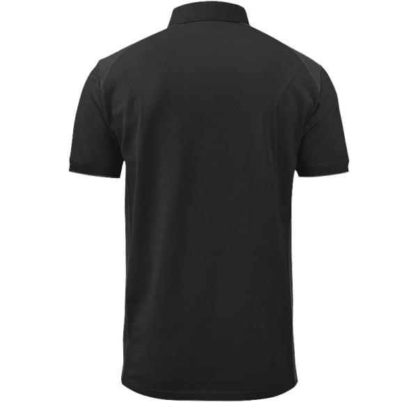 Zoom bild av Stretch Pique Shirt, black/grey