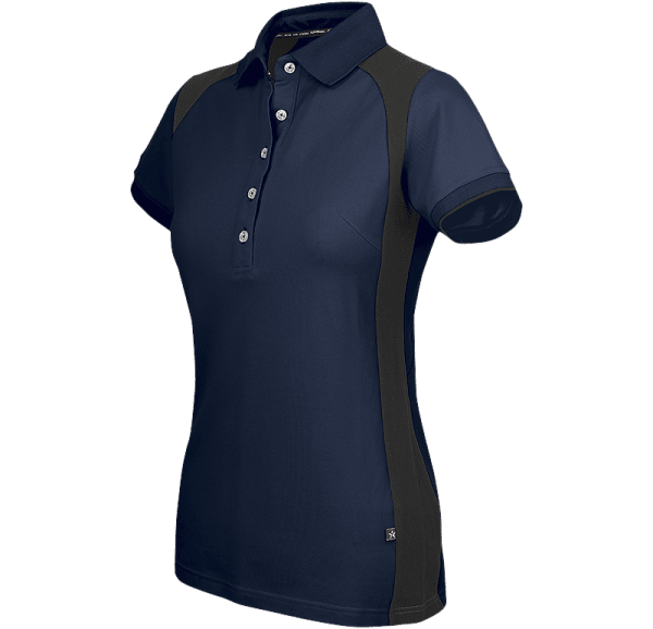 Zoom bild av Womens Stretch Pique Shirt, navy/black