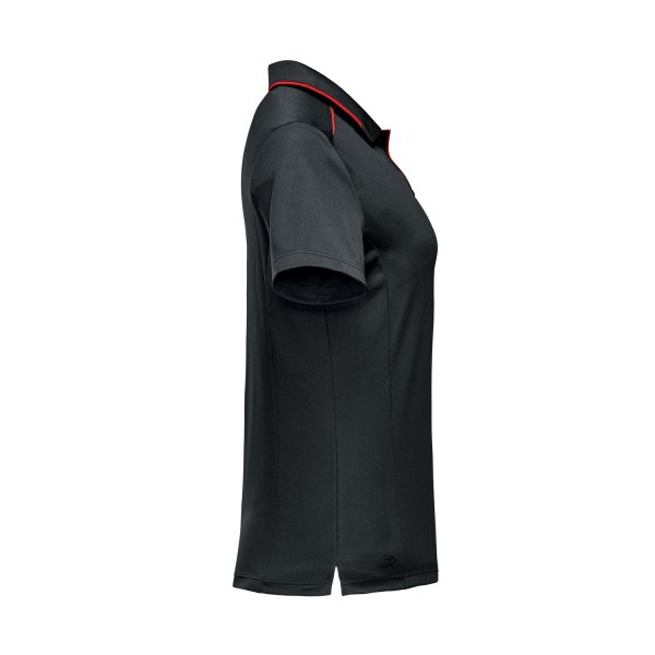 Zoom bild av Women's Monterey S/S Piped Polo, black/red