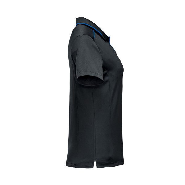 Zoom bild av Women's Monterey S/S Piped Polo, black/royal