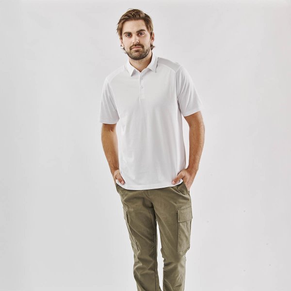 Zoom bild av Men's Oasis S/S Polo, white