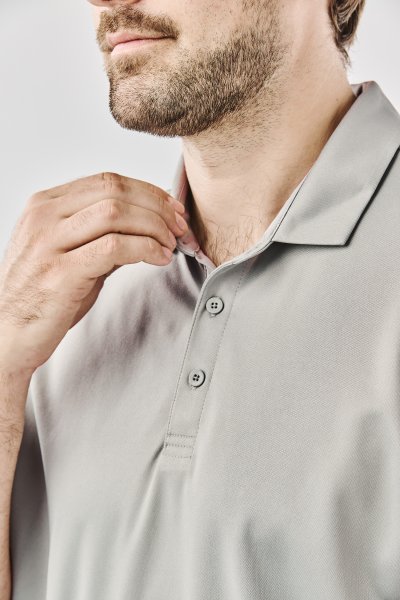 Zoom bild av Men's Monterey S/S Polo, steel grey