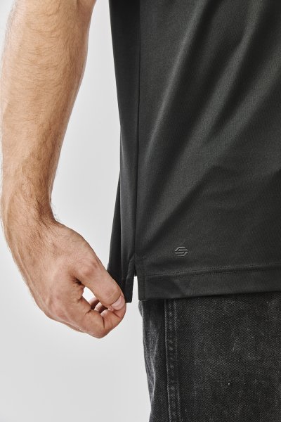 Zoom bild av Men's Monterey Two-Tone S/S Polo, black/royal blue