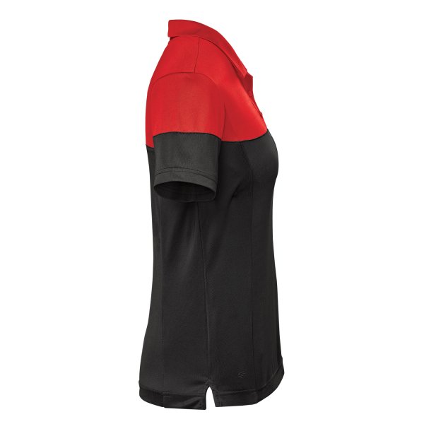 Zoom bild av Women's Monterey Two-Tone S/S Polo, black/red