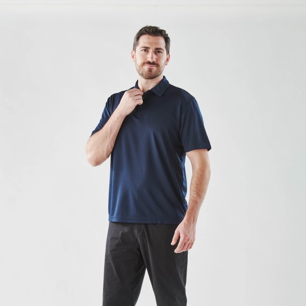 Zoom bild av Men's Treeline Performance Short Sleeve Polo, navy