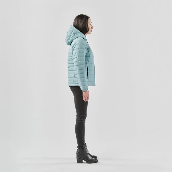 Zoom bild av Women's Nautilus Quilted Hoody, ice blue
