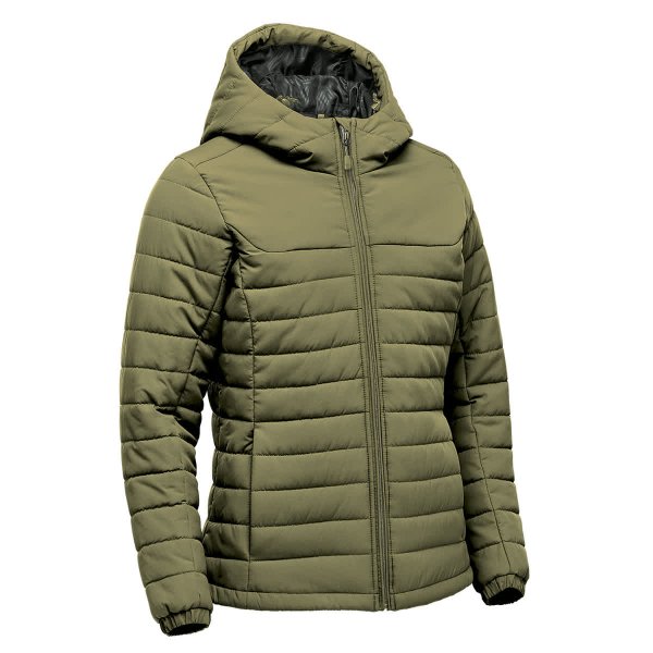 Zoom bild av Women's Nautilus Quilted Hoody, sage green