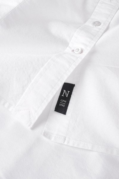 Zoom bild av Classic oxford shirt modern fit, white