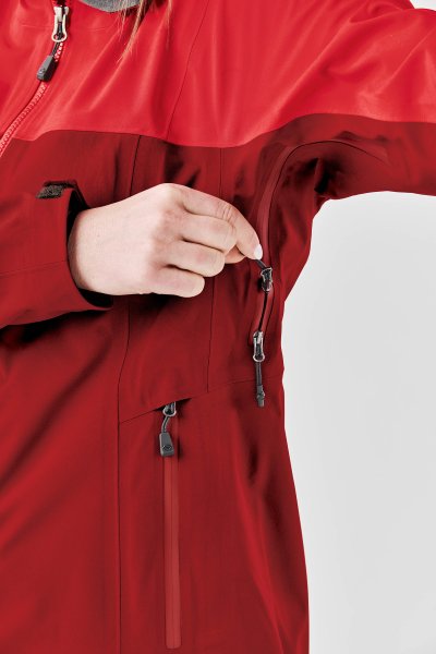 Zoom bild av Women's Vertex Stormshell, red/crimson