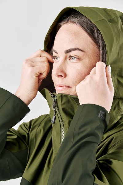 Zoom bild av Women's Vertex Stormshell, chive/cypress