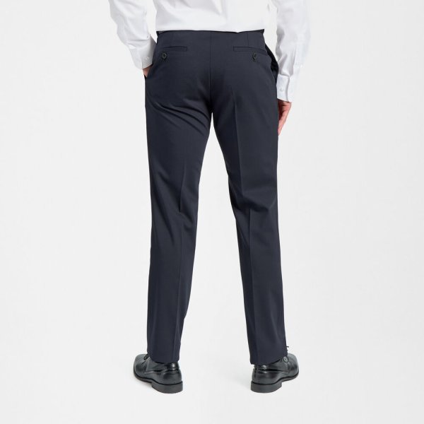 Zoom bild av Traveller mens trouser modern fit, dark navy