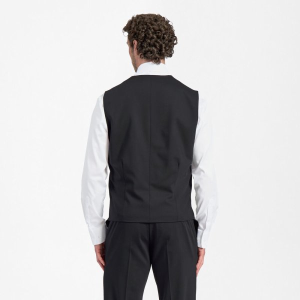 Zoom bild av Traveller waistcoat regular fit, black