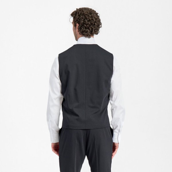 Zoom bild av Traveller waistcoat regular fit, charcoal