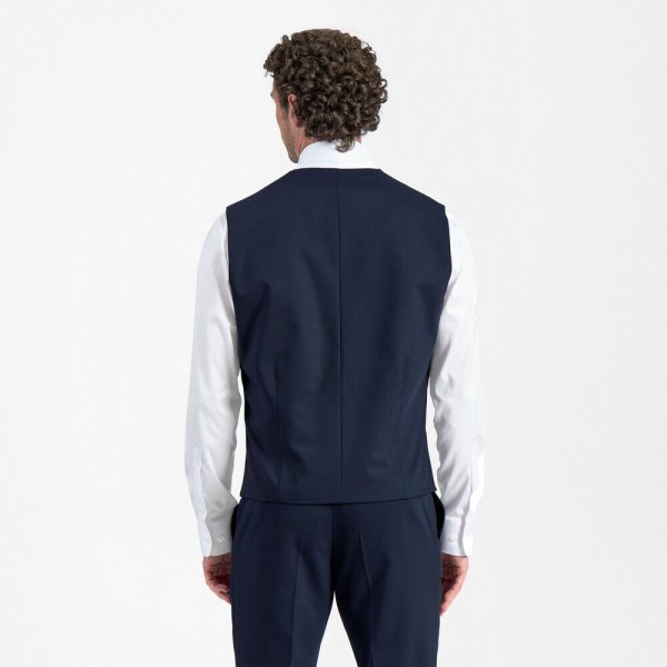 Zoom bild av Traveller waistcoat regular fit, dark blue