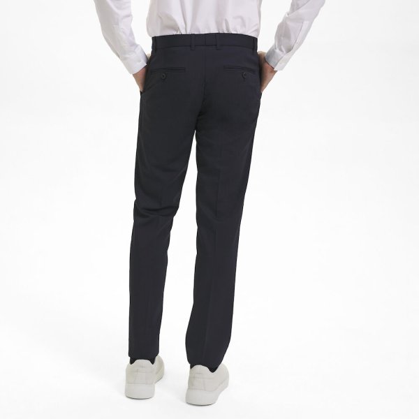 Zoom bild av Traveller mens trouser fitted, dark navy