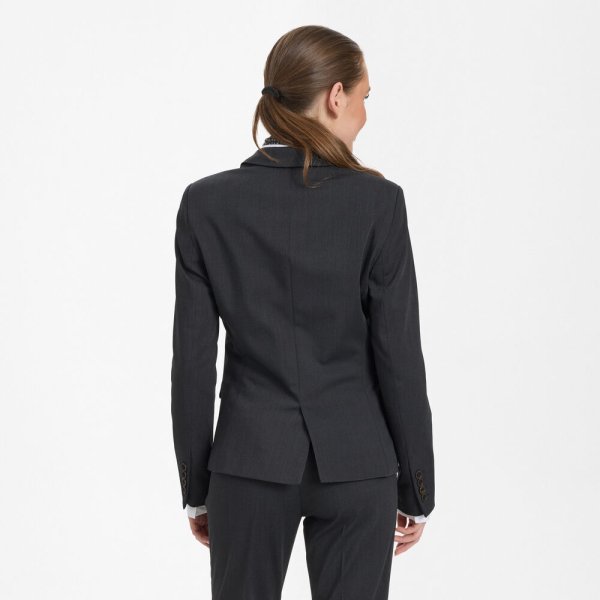 Zoom bild av Traveller womens blazer modern fit, charcoal