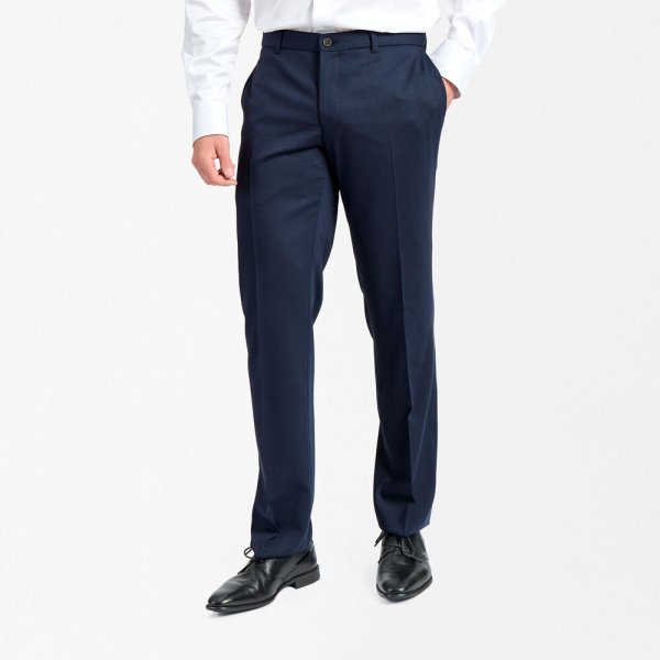 Zoom bild av Traveller mens trouser modern fit, dark blue