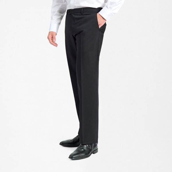Zoom bild av Traveller mens trouser regular fit, black