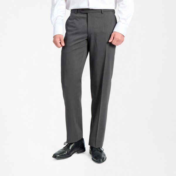 Zoom bild av Traveller mens trouser regular fit, dark grey