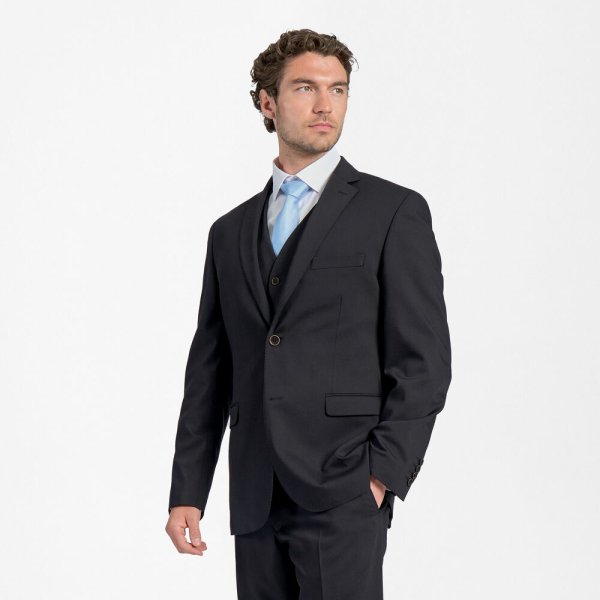 Zoom bild av Traveller blazer regular fit, black