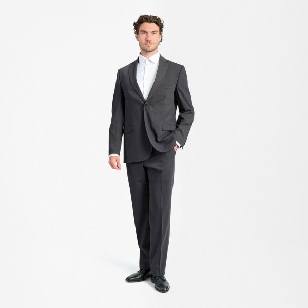 Zoom bild av Traveller blazer regular fit, dark grey