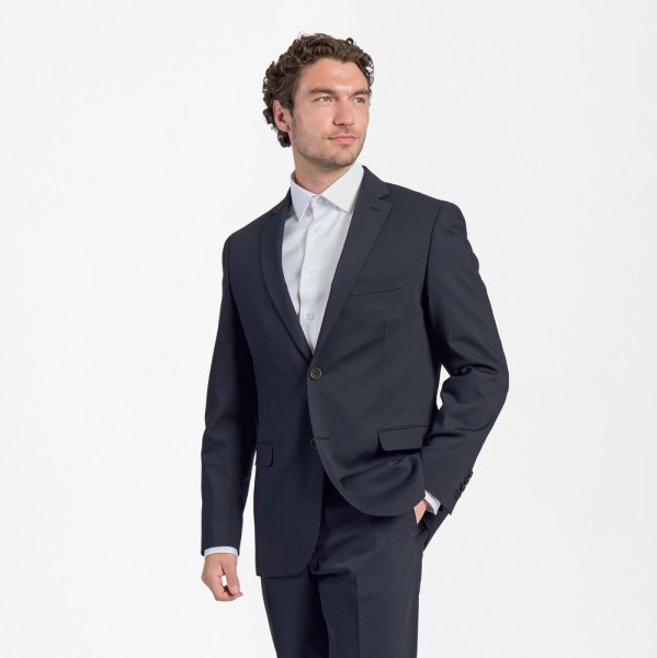 Zoom bild av Traveller blazer regular fit, dark navy