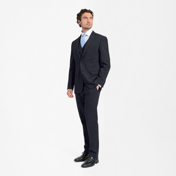 Zoom bild av Traveller blazer regular fit, dark navy