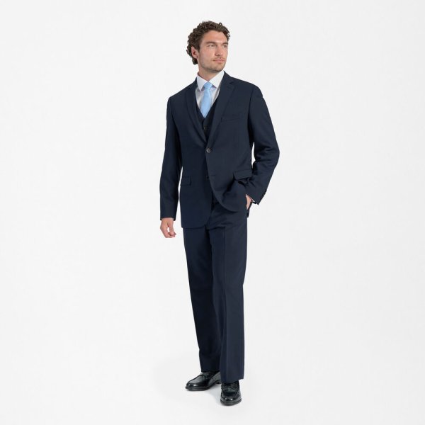 Zoom bild av Traveller blazer regular fit, dark blue
