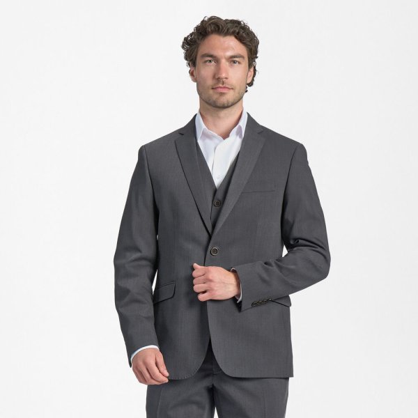 Zoom bild av Traveller blazer modern fit, dark grey