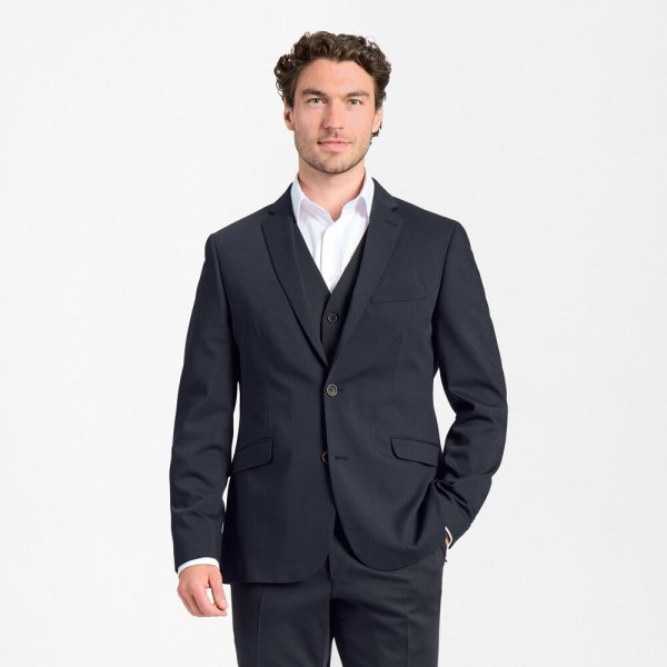 Zoom bild av Traveller blazer modern fit, dark navy