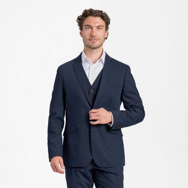 Zoom bild av Traveller blazer modern fit, dark blue
