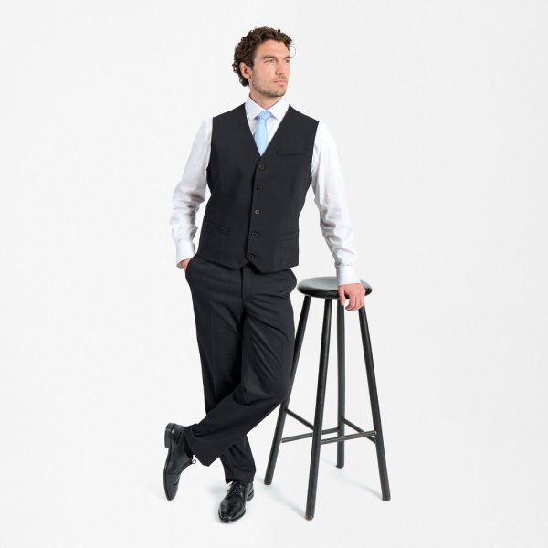 Zoom bild av Traveller waistcoat regular fit, charcoal