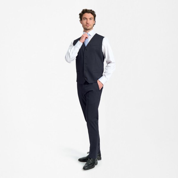 Zoom bild av Traveller waistcoat regular fit, dark navy