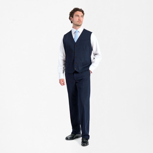 Zoom bild av Traveller waistcoat regular fit, dark blue