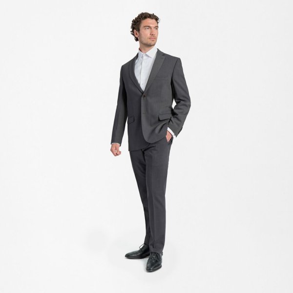 Zoom bild av Traveller mens trouser fitted, dark grey