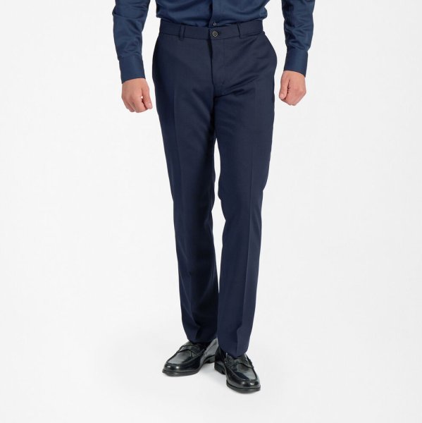 Zoom bild av Traveller mens trouser fitted, dark blue