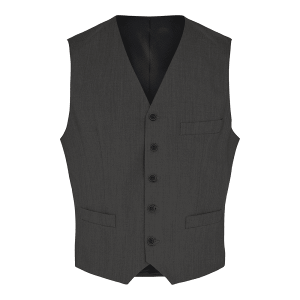 Zoom bild av Traveller waistcoat modern fit, dark grey