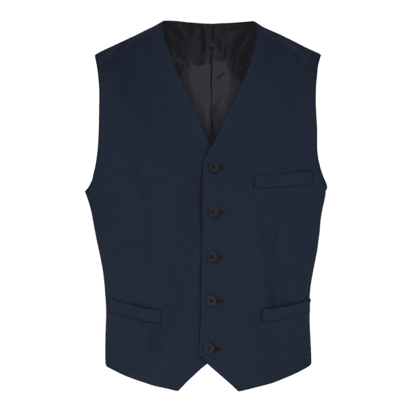 Zoom bild av Traveller waistcoat modern fit, dark blue