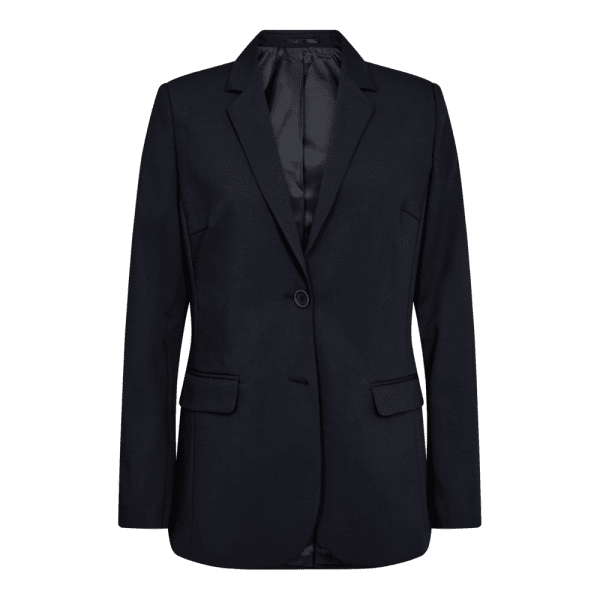 Zoom bild av Traveller womens blazer long modern fit, dark navy