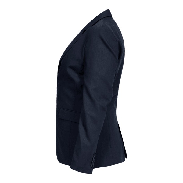 Zoom bild av Traveller womens blazer long modern fit, dark blue