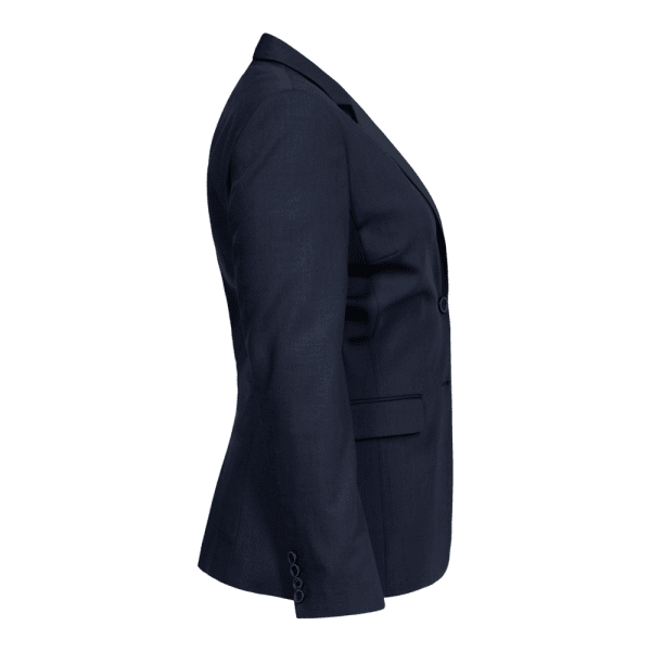 Zoom bild av Traveller womens blazer long modern fit, dark blue