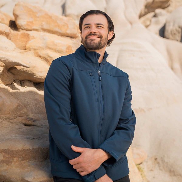 Zoom bild av Men's Aleutian Softshell Jacket, navy