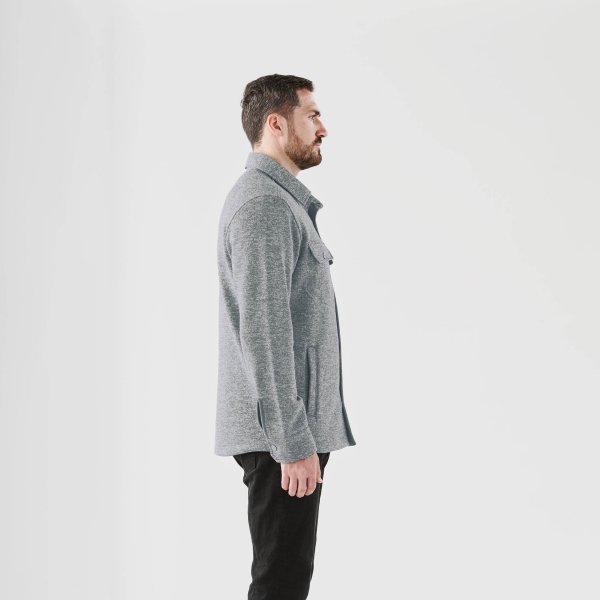 Zoom bild av Avalante Fleece Shacket, granite heather